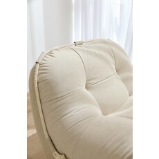 Fauteuil avec roulettes sable