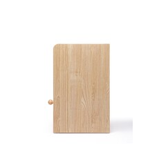 Table de chevet 1 tiroir blanc et bois