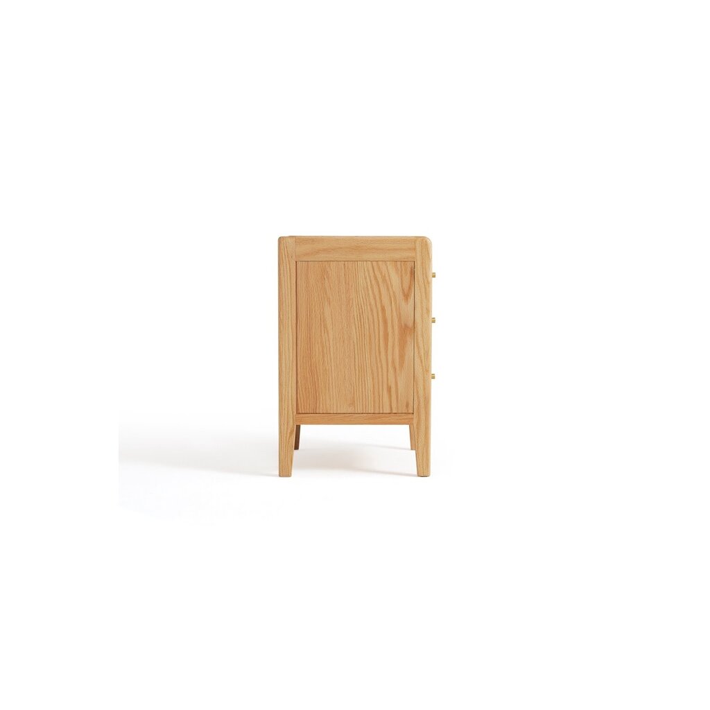Table de chevet 3 tiroirs en Hévéa