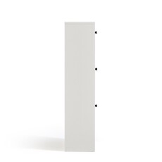 Meuble à chaussure 3 tiroirs 55x19x111 cm Blanc