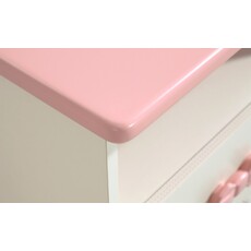 Table de chevet nœud rose