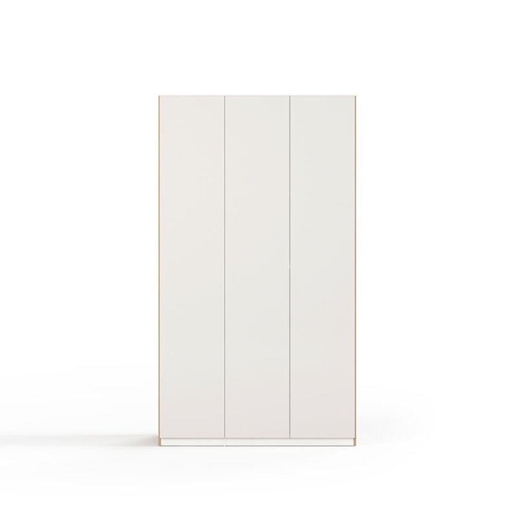 Penderie 3 portes type B (UV1D-B) + armoire blanc et bois (UV1D-B)