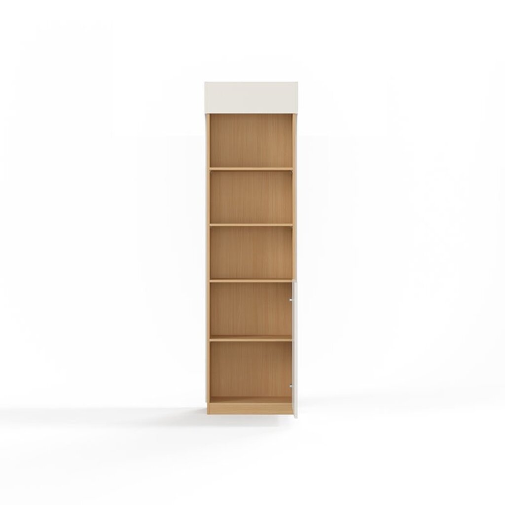 Penderie 3 portes type B (UV1D-B) + armoire blanc et bois (UV1D-B)