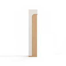 Penderie 3 portes type B (UV1D-B) + armoire blanc et bois (UV1D-B)