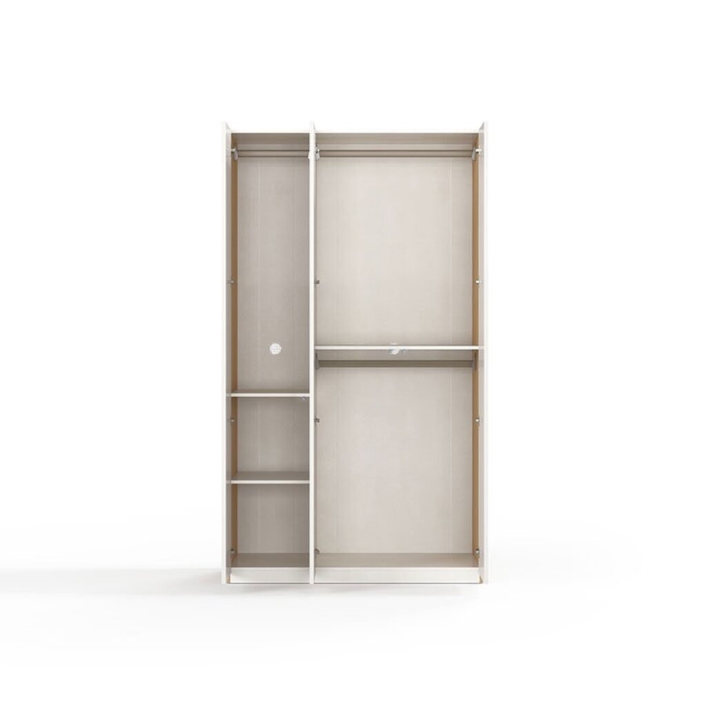 Penderie 3 portes type B (UV1D-B) + armoire blanc et bois (UV1D-B)