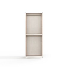 Penderie 2 portes type A (UV1D-B) + armoire 1 porte Bois et blanc (UV1D-B)