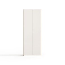 Penderie 2 portes type A (UV1D-B) + armoire 1 porte Bois et blanc (UV1D-B)