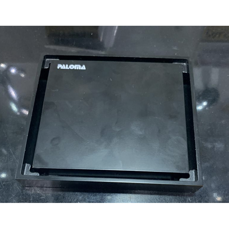 Carré d'évacuation douche noir mat Paloma