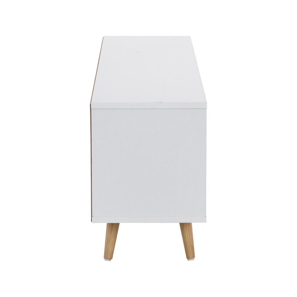 Meuble TV Lecia 1 porte 2 tiroirs 120x28x42 Cm