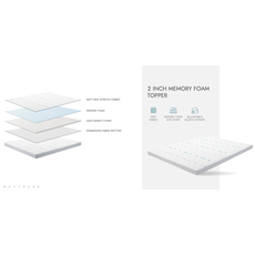 Surmatelas à mémoire de forme 5 cm