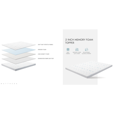 Surmatelas à mémoire de forme 5 cm