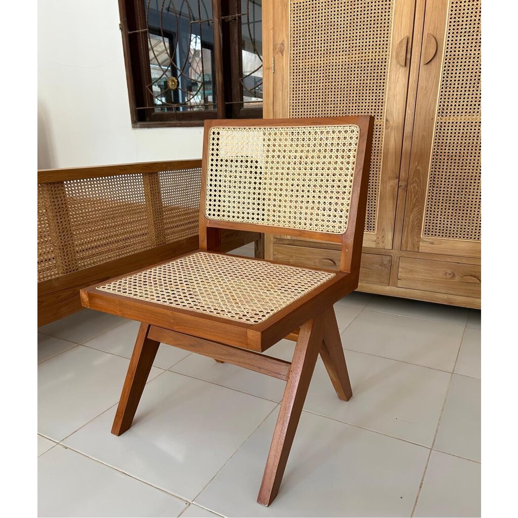 Anapa - Chaise en teck et rotin Naturel