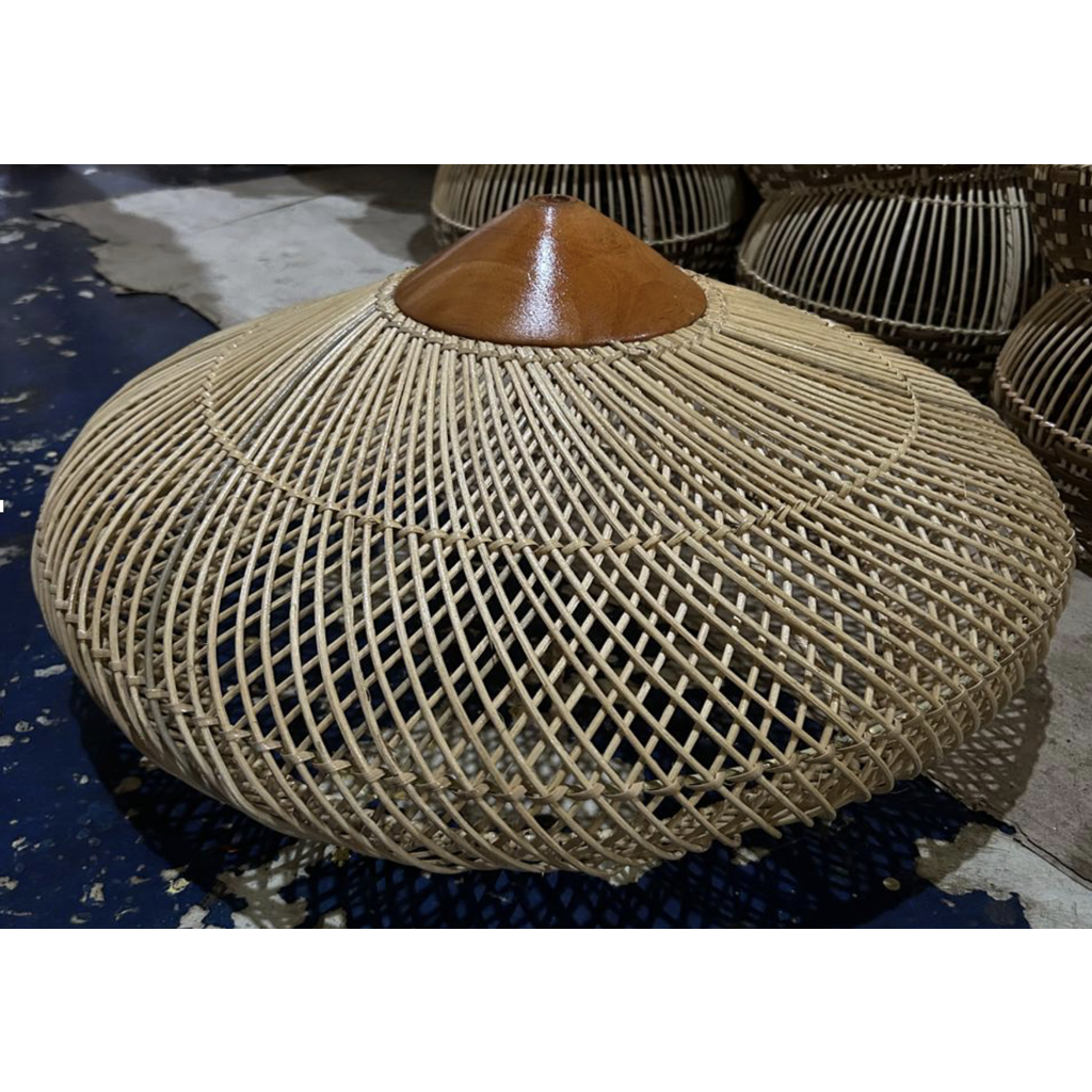 Salak - Abat-jour en rotin 50x30 cm