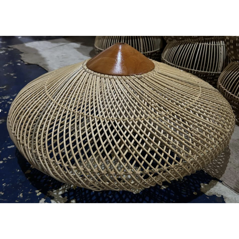 Salak - Abat-jour en rotin 50x30 cm