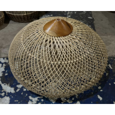 Bangkuang - Abat-jour en rotin 70x60 cm