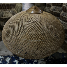 Bangkuang - Abat-jour en rotin 50x40 cm