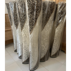 Siluit - Lampe ovale motif bambou 150 Cm