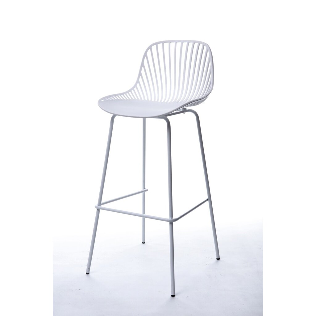 Chaise de bar en résine et pieds métal 65 cm