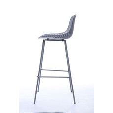 Chaise de bar en résine et pieds métal 65 cm
