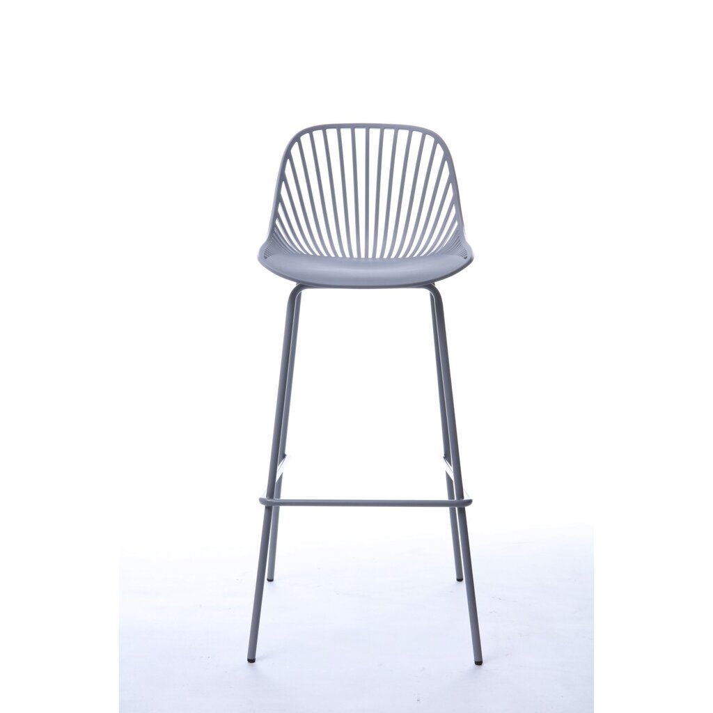 Chaise de bar en résine et pieds métal 65 cm