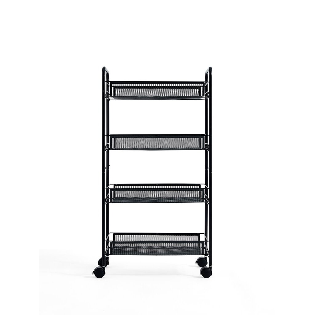 Chariot de rangement 4 niveaux 44x26x84 cm