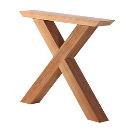 Pieds de table en Teck Premium Rustic 70x12x72 cm (x2)