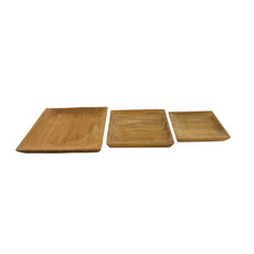 Square Plate Set of 3