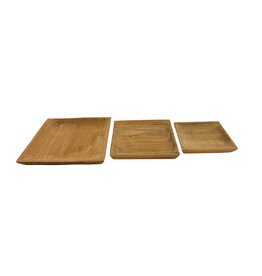 Square Plate Set of 3