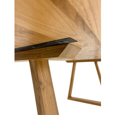 Table à manger Oliver en Teck 200x90x75 cm