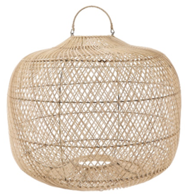 Lampe Fortuna en rotin 49x49x52 cm