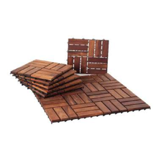 Tuile Bruceville en Teck Premium huilé 30x30x2.3 cm