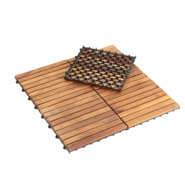Tuile Calverton en Teck Premium 30x30x2.3 cm