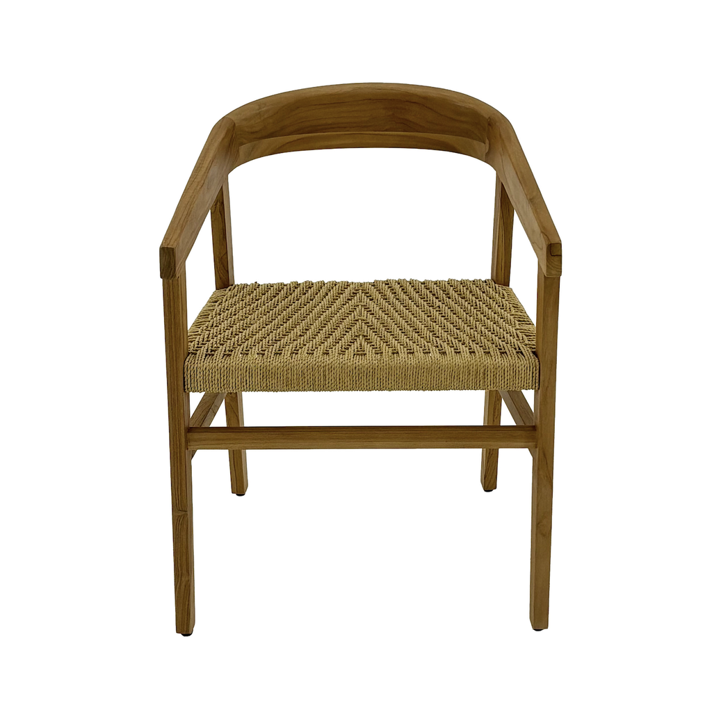 Chaise Oceana en Teck Amber Brown
