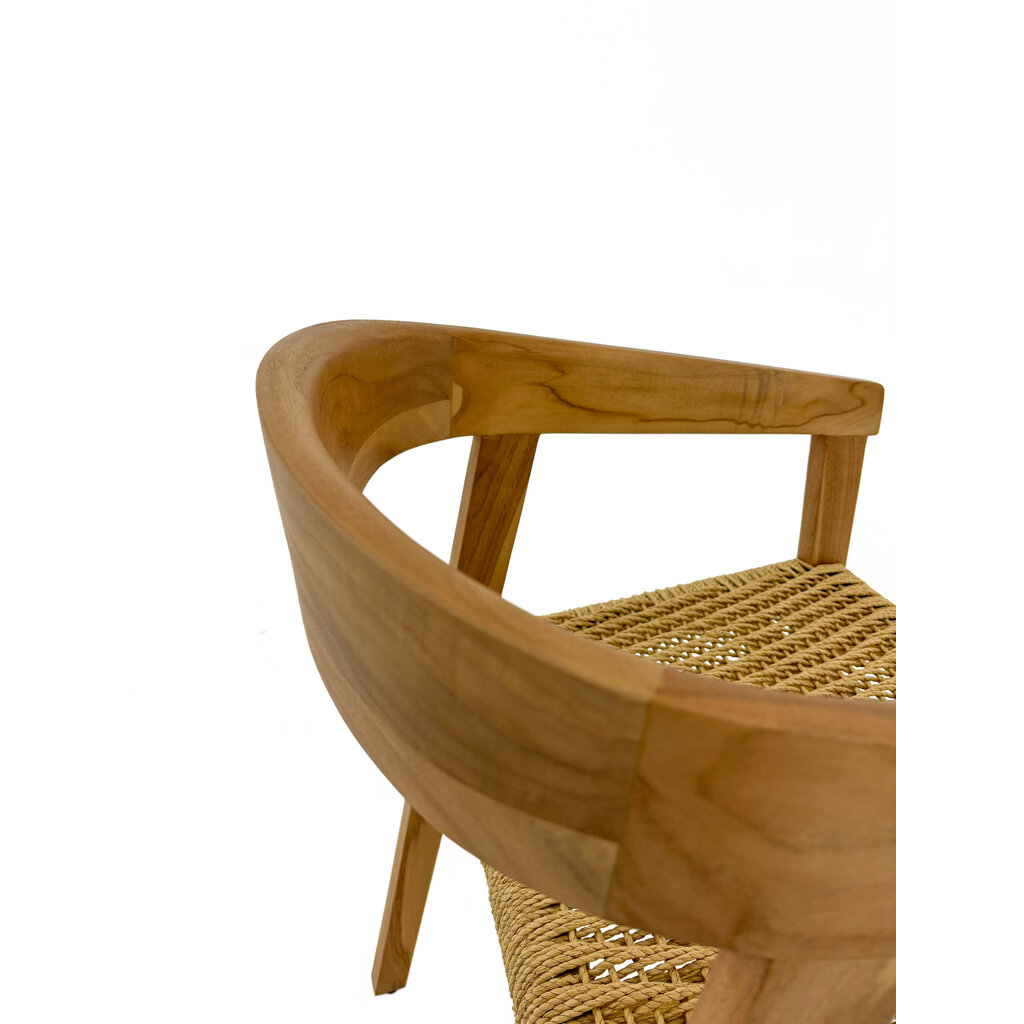 Chaise Oceana en Teck Amber Brown