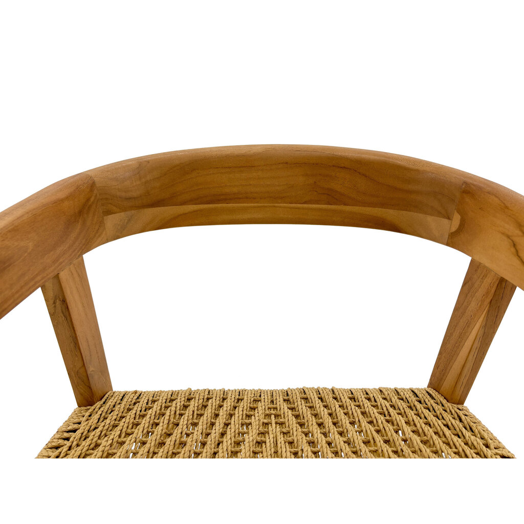 Chaise Oceana en Teck Amber Brown