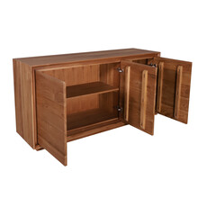 Buffet Oliver en Teck 3 portes 154x45x85 cm Amber brown