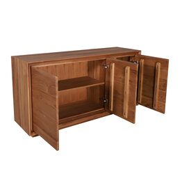 Buffet Oliver en Teck 3 portes 154x45x85 cm Amber brown