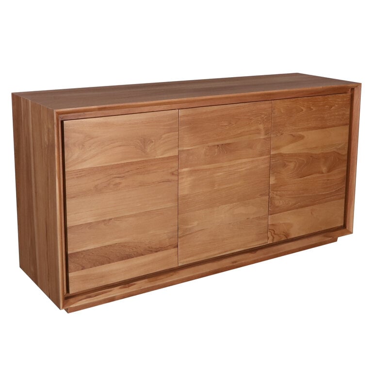 Buffet Oliver en Teck 3 portes 154x45x85 cm Amber brown