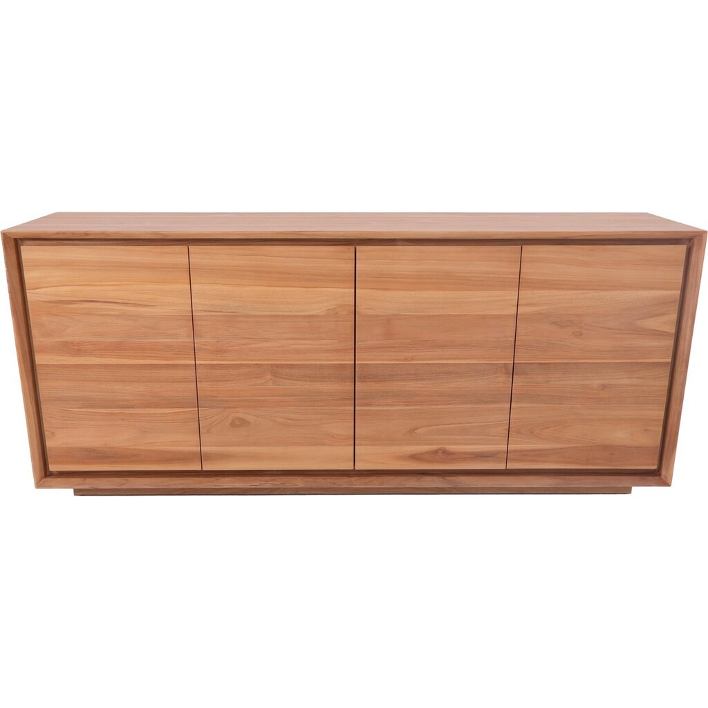 Buffet Oliver en Teck 4 portes 200x45x85 cm
