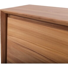 Buffet Oliver en Teck 4 portes 200x45x85 cm
