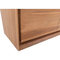 Buffet Oliver en Teck 4 portes 200x45x85 cm