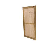 Miroir Oliver en Teck Premium 90x5x180 cm (cadre 10 cm)