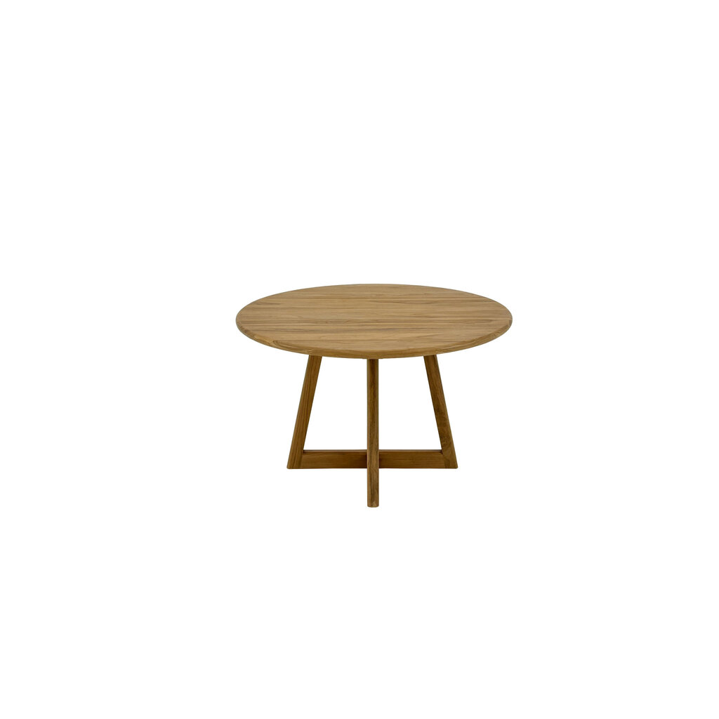 Table à manger Osman en Teck Premium Brut Ø120x75 cm