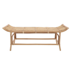 Banc Sarah en rotin 118x41x45 cm