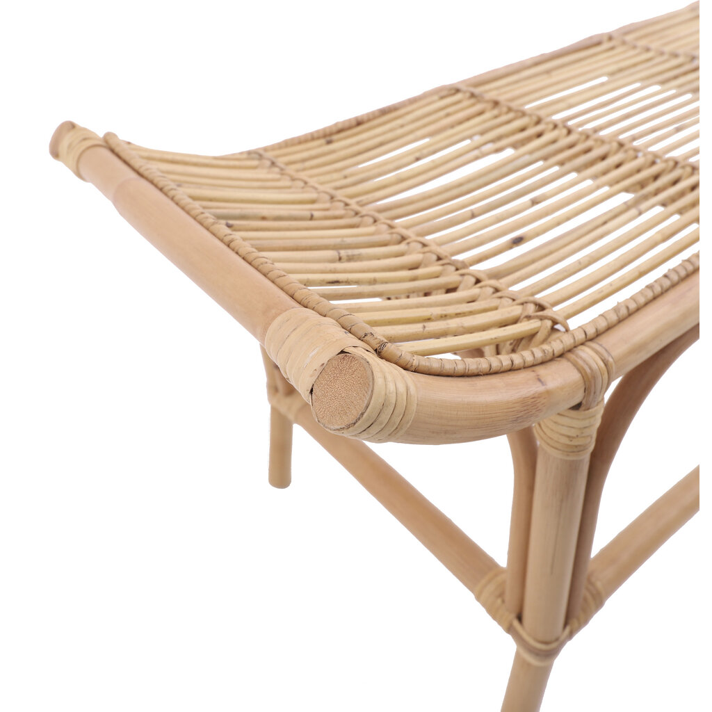 Banc Sarah en rotin 118x41x45 cm
