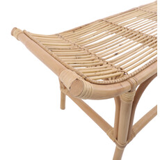 Banc Sarah en rotin 118x41x45 cm