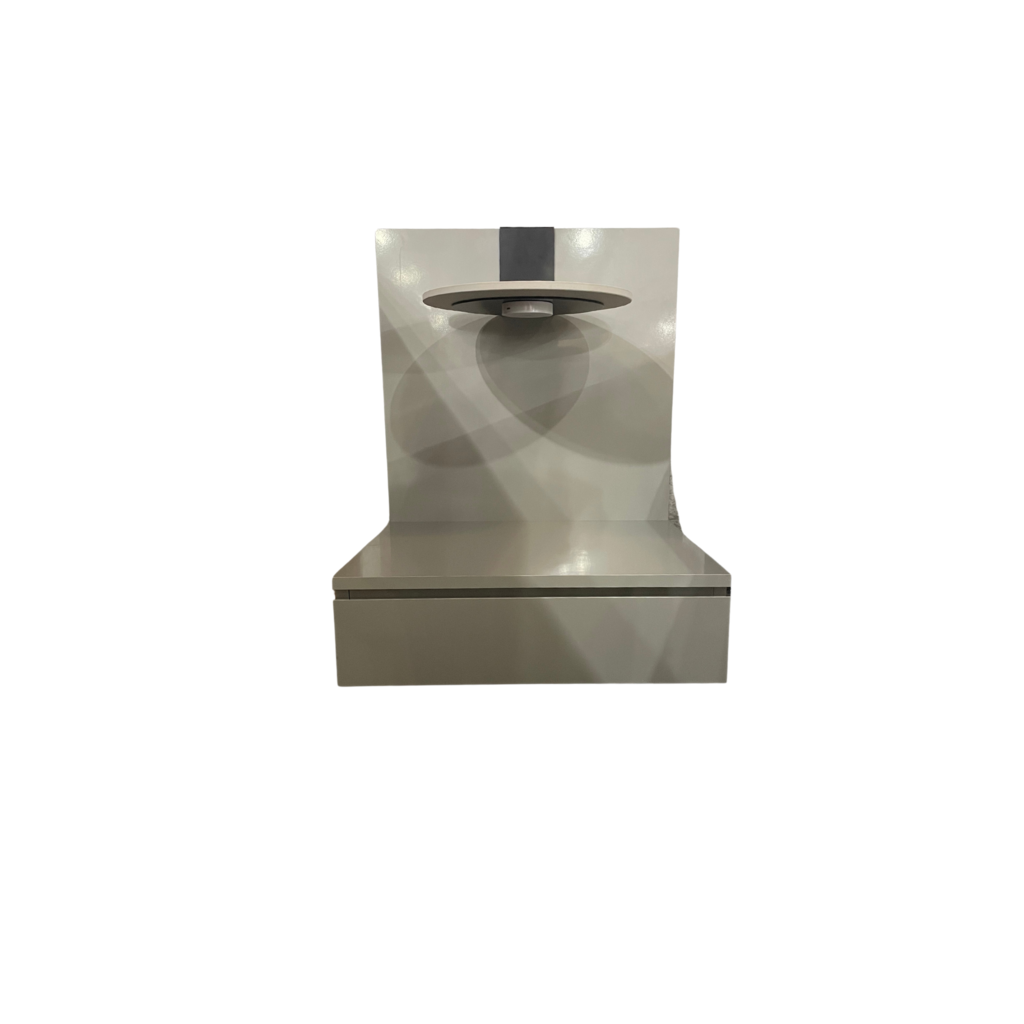 Table de chevet 1 tiroir grise