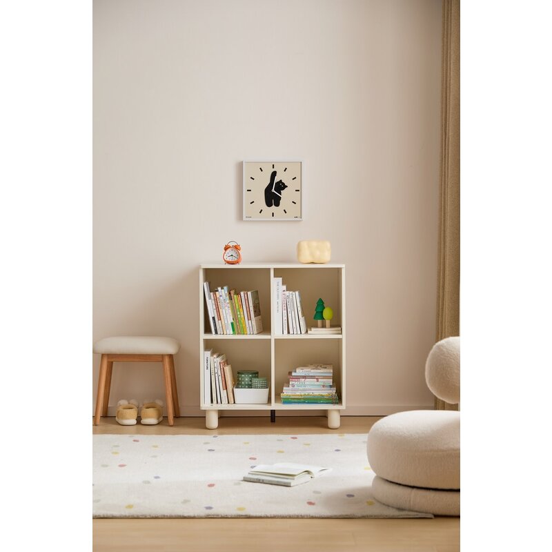 Mini bibliothèque x4 blanc