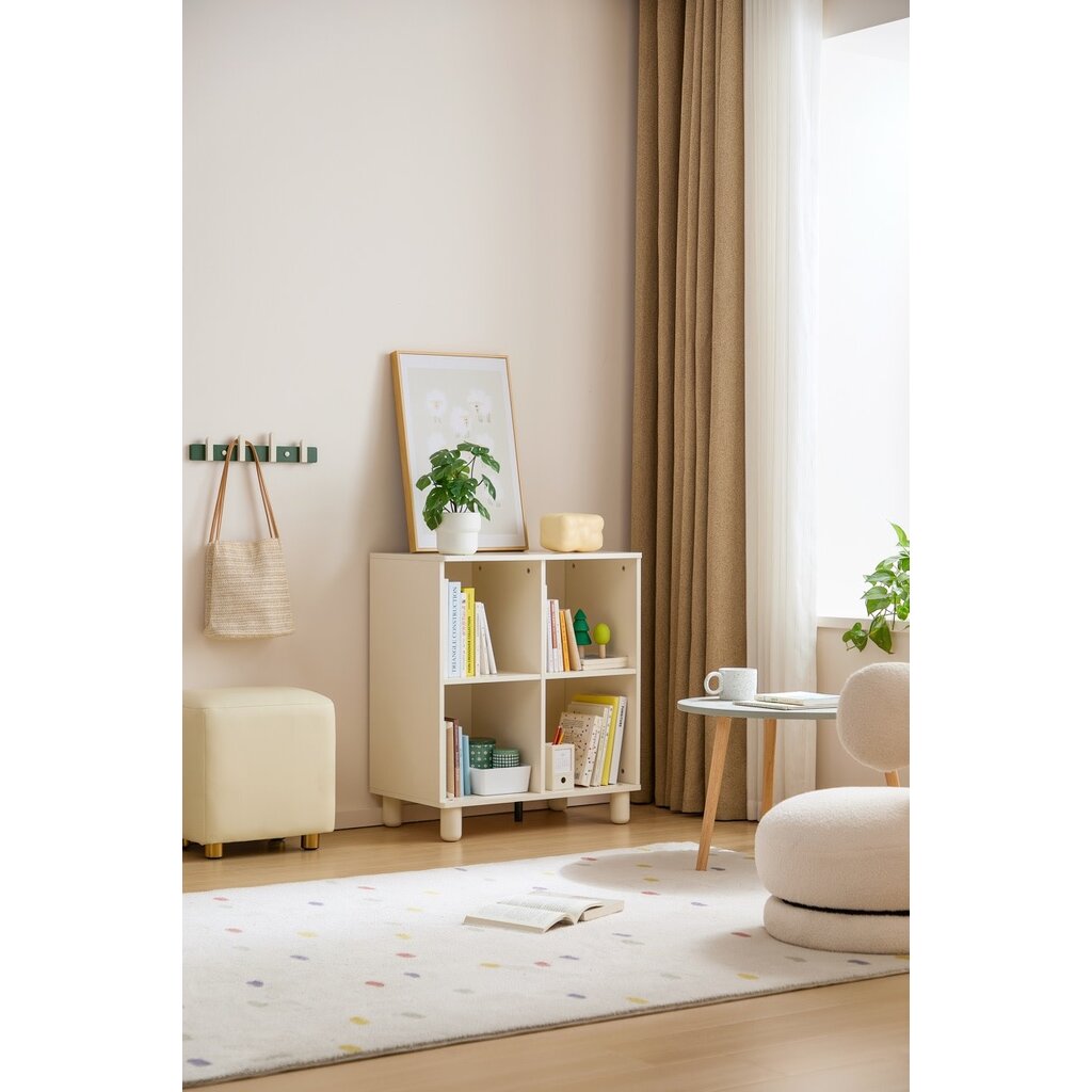 Mini bibliothèque x4 blanc