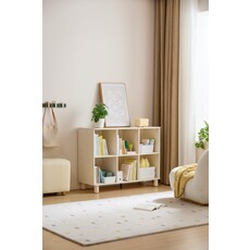 Mini bibliothèque x6 blanc